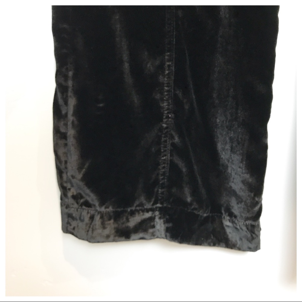 Free People Black Velvet Strappy Back Jumpsuit - Picture 6 of 13